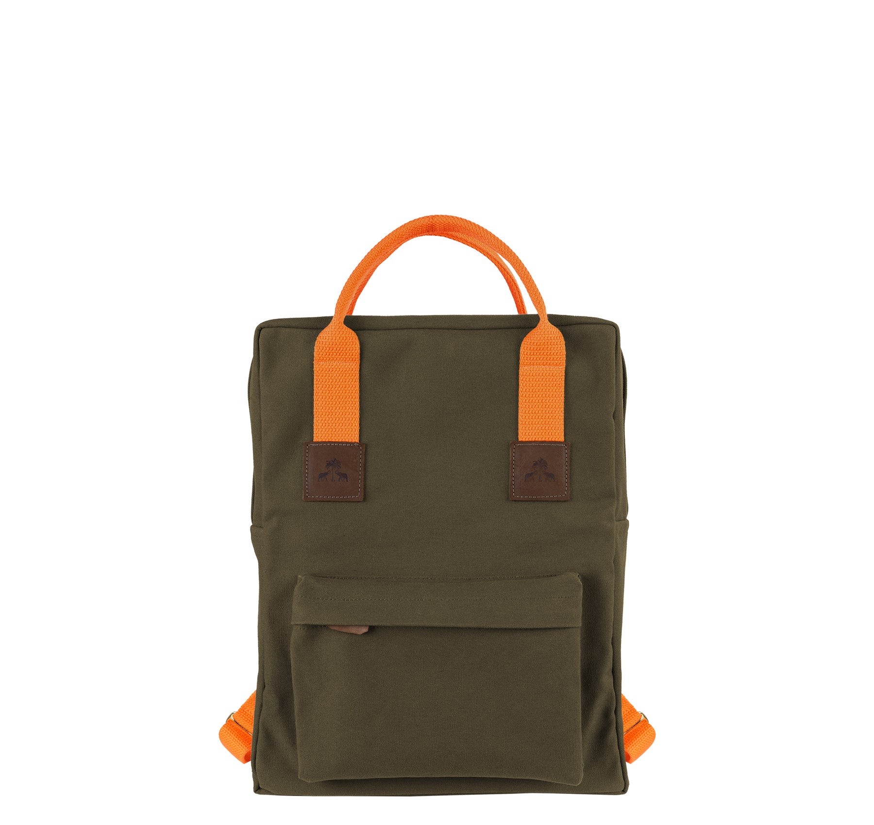 Green and outlet orange backpack