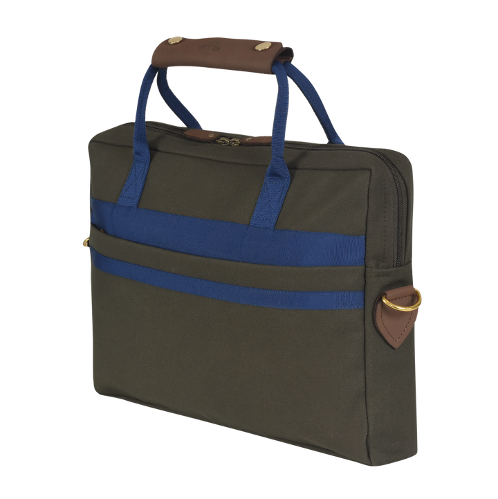 Business bag -S- GREEN RIPS navy