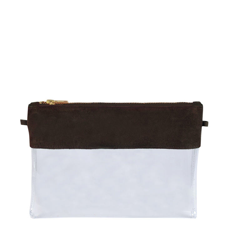 Traveller Clutch Dunkelbraun