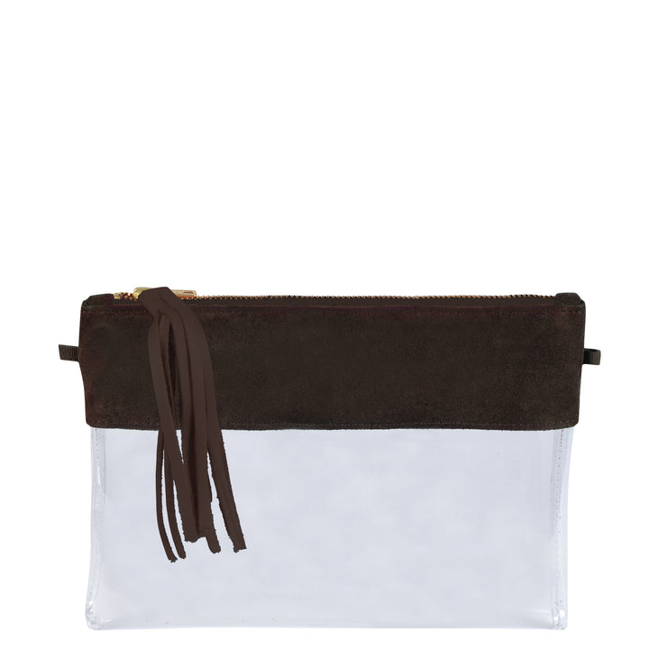 Traveller Clutch Dunkelbraun