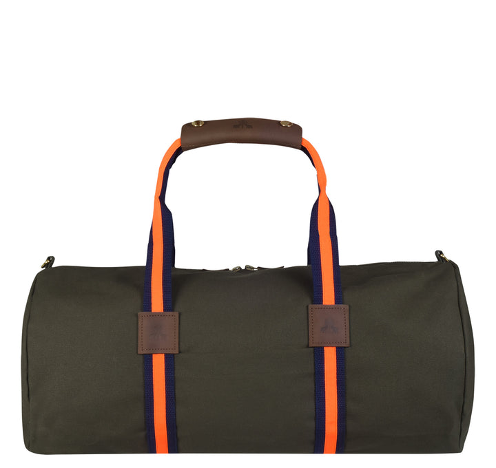 Dufflebag -M- NAVY with turquoise strap